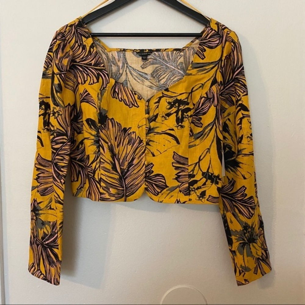 NWT Guess x Jennifer Lopez Blouse - Picture 3 of 8